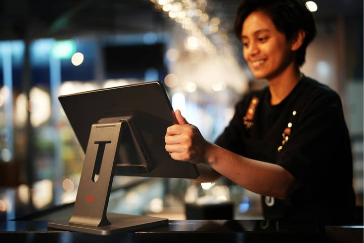 Hostess with Touchscreen