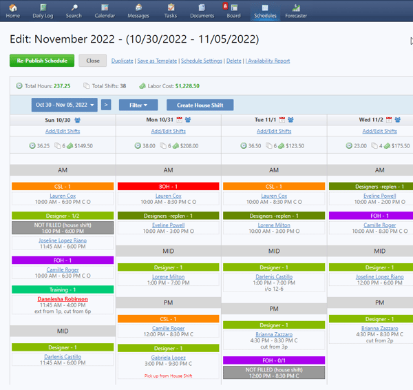 partial screen scheduler no edge