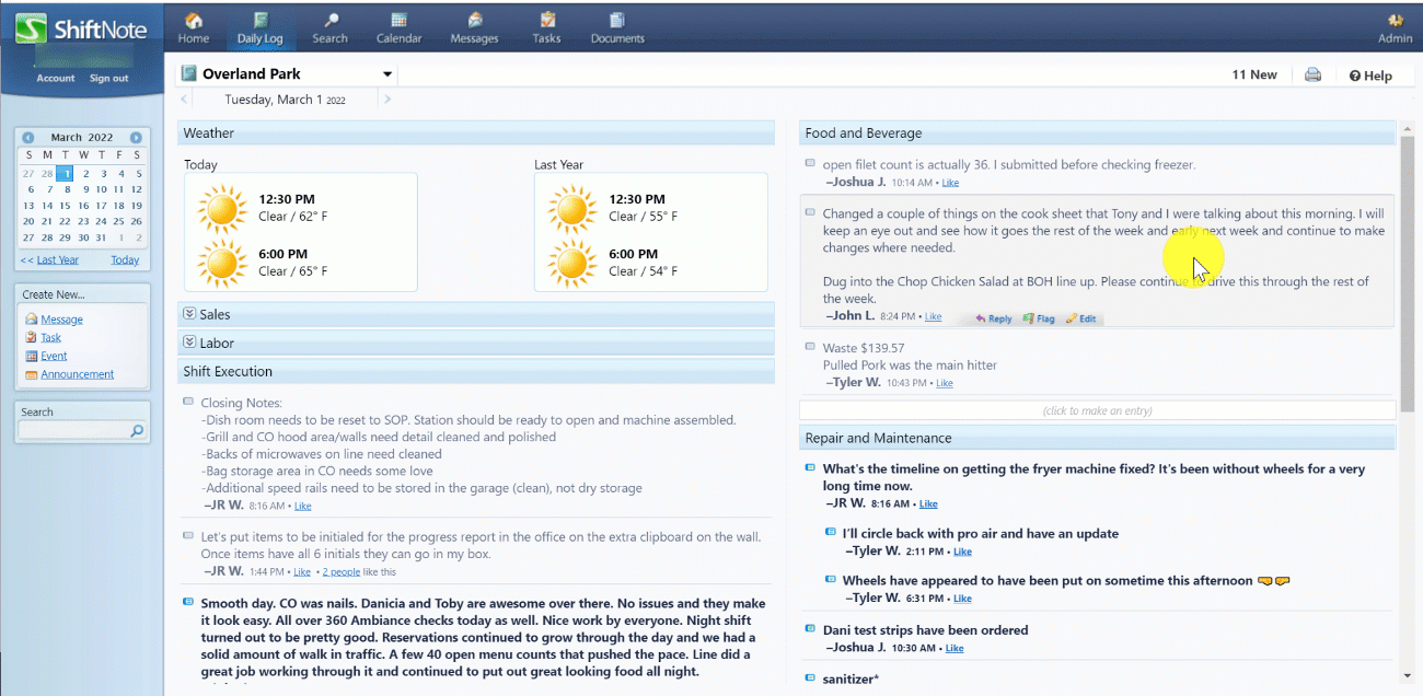 daily log email 2 MT